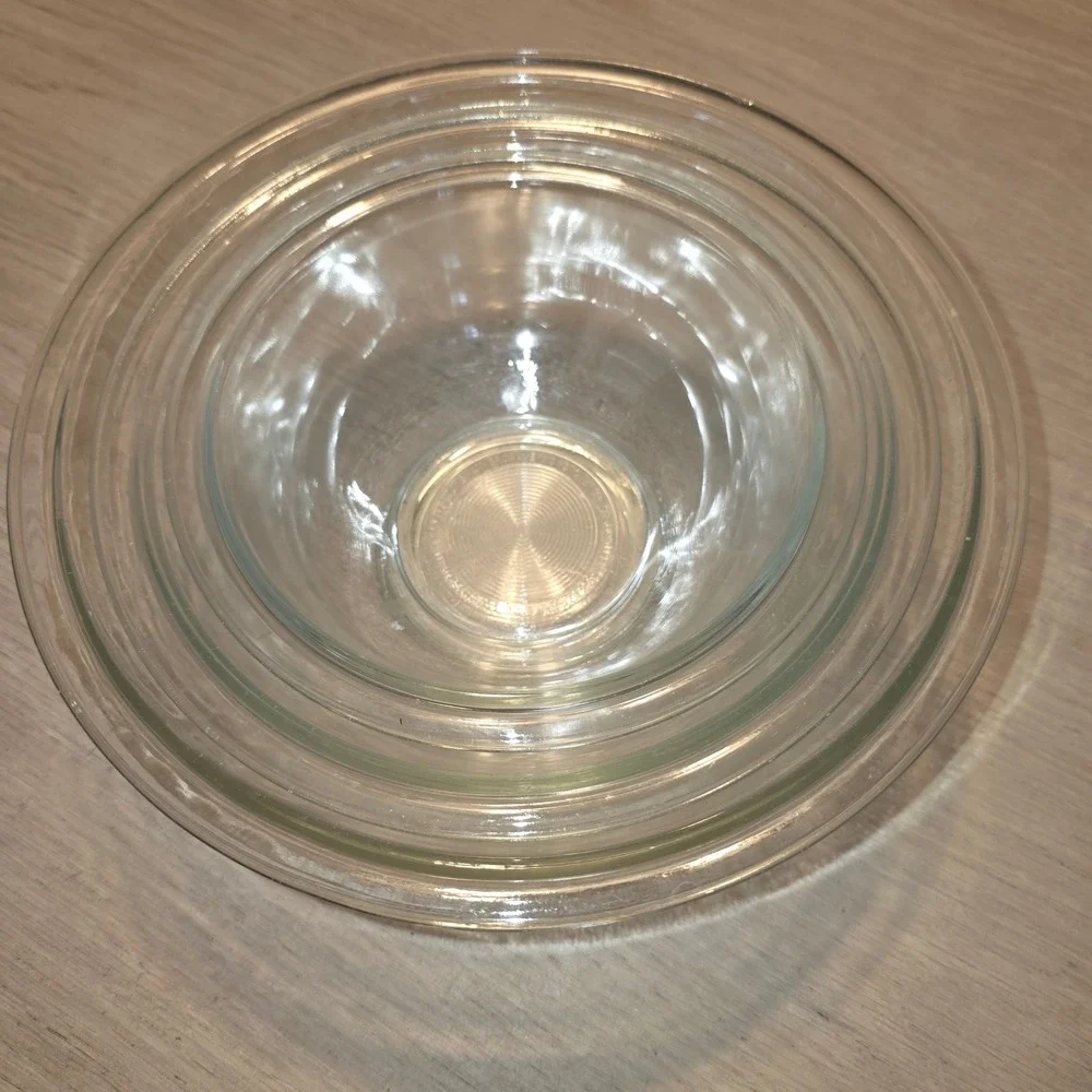 Pyrex clear glass